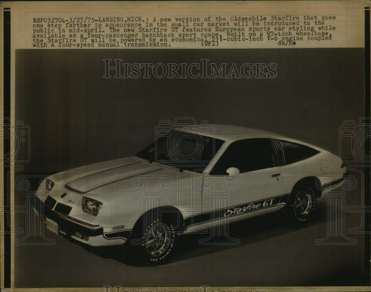 1975 Press Photo Oldsmobile Starfire GT automobile - mjc33059 - Historic Images