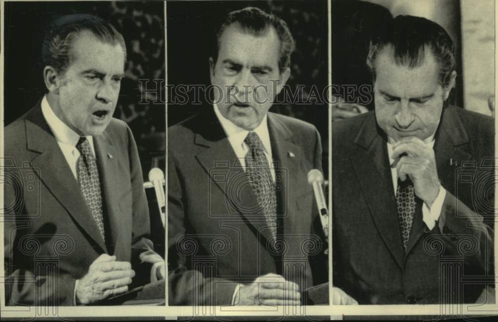 1972, President Richard Nixon address Congress - mjc33077 - Historic Images