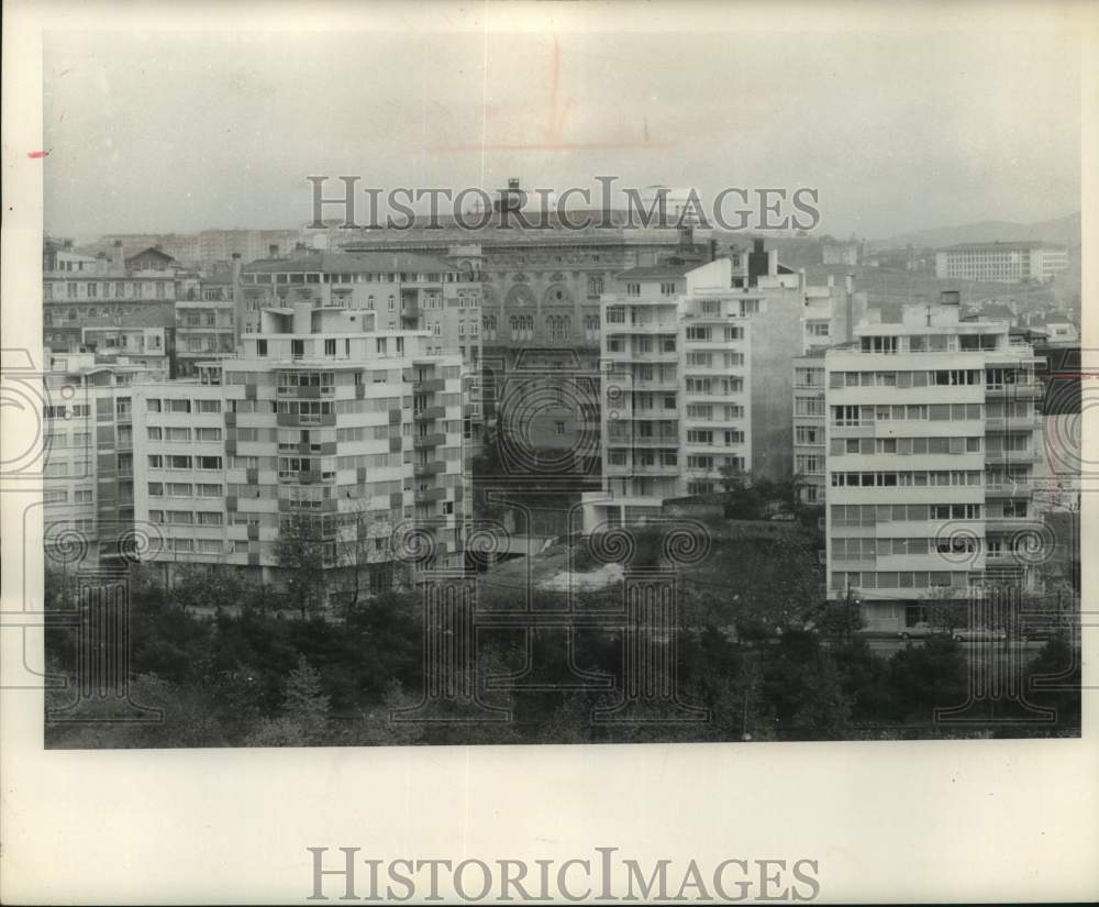 1969, Modern apartment buildings in Istanbul, Turkey - mjc33098 - Historic Images