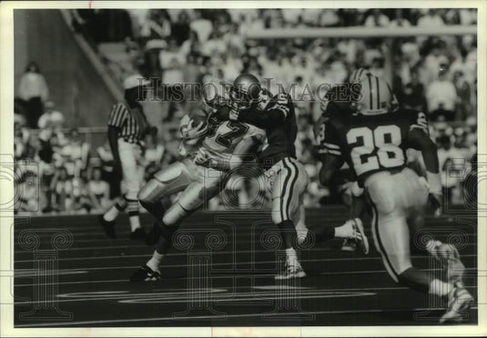 1994 Press Photo University of Wisconsin-Madison Football player Jamel Brown - Historic Images