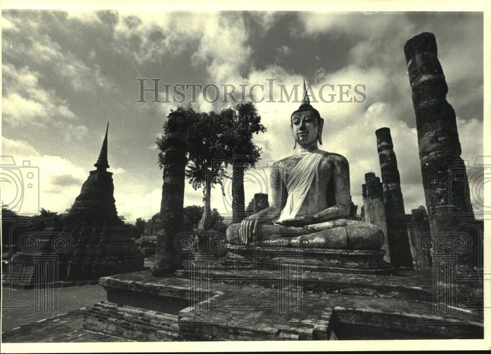 1986 Press Photo Thailand's 700 year old royal capital of Sukhothai - mjc33456 - Historic Images