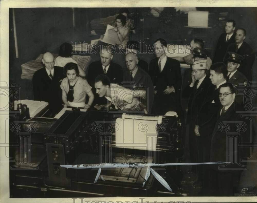 1936, Federal Bureau of Printing &amp; Engraving Plant, Washington - Historic Images