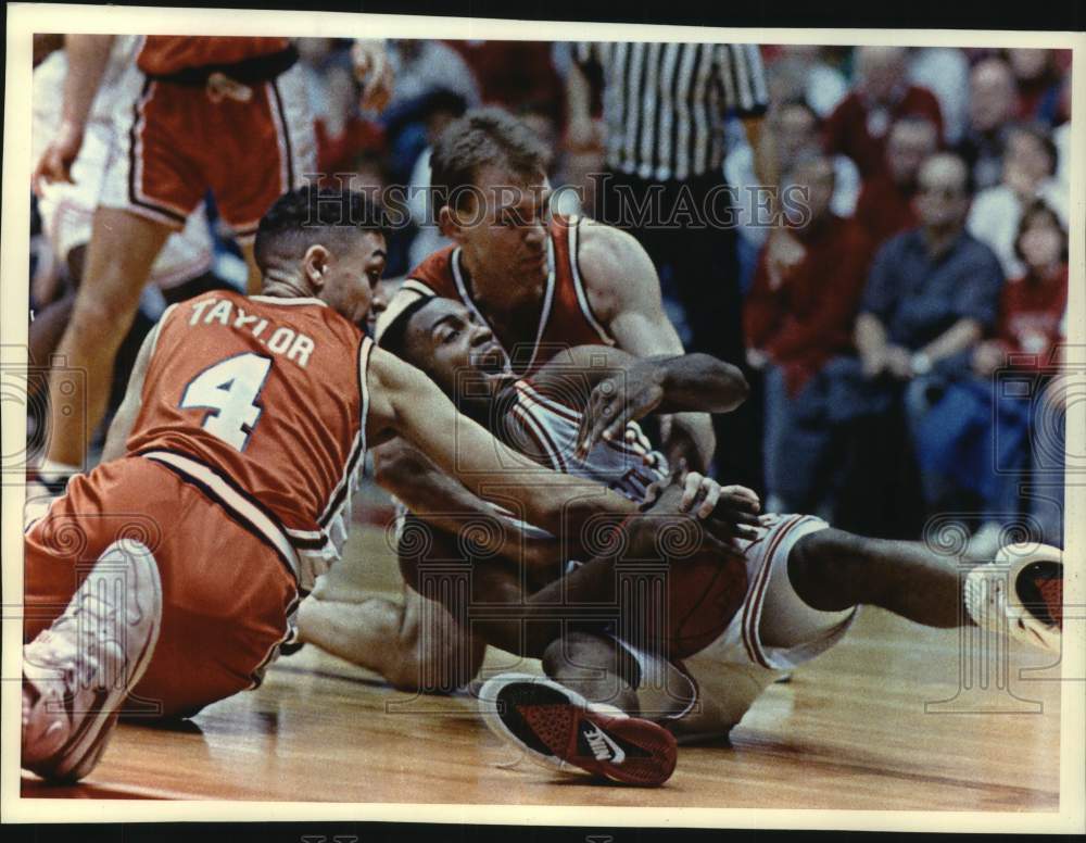 1993 Press Photo University of Wisconsin-Madison Basketball player Tracy Webster - Historic Images