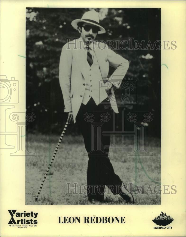 1985 Press Photo Leon Redbone blues and ragtime singer - mjc34046 - Historic Images