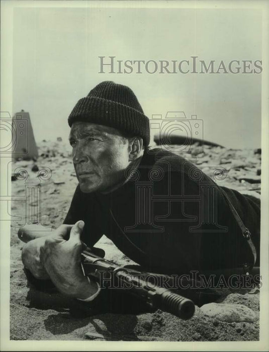 1968 Press Photo Warren Stevens guest stars in The Rat Patrol - mjc34081 - Historic Images