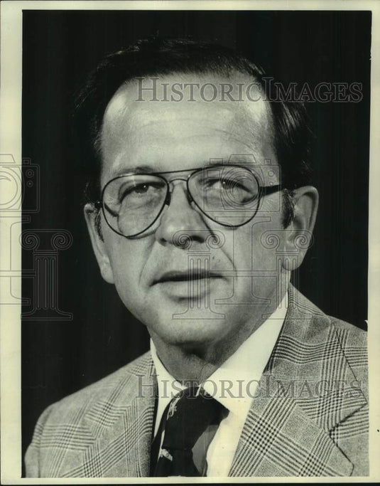 1977 Press Photo Alaska's Senator Ted Stevens in Washington, D.C. - mjc34084 - Historic Images
