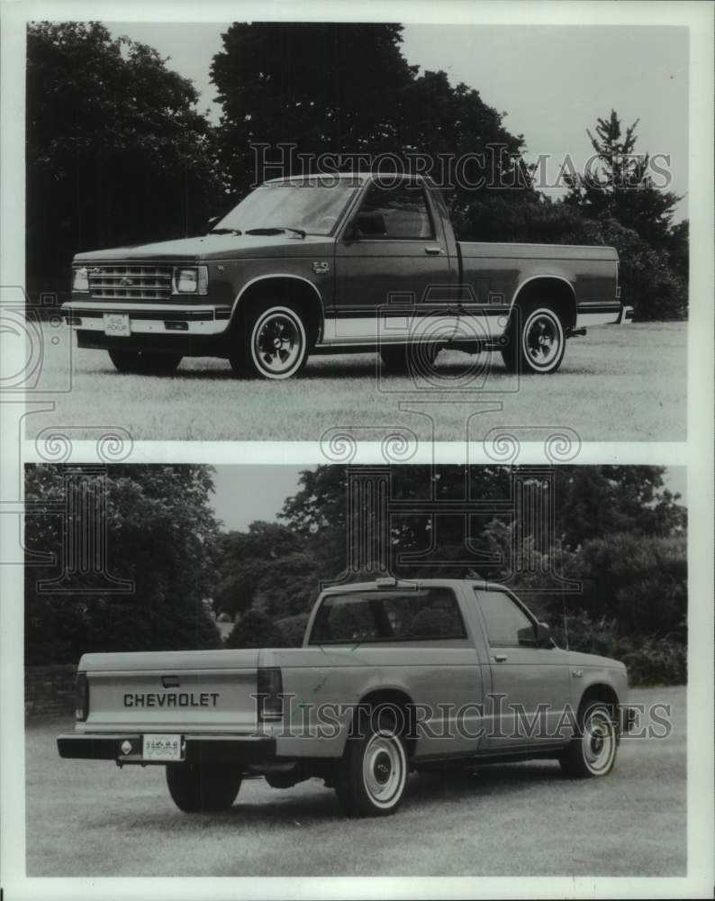 1982 Press Photo Chevrolet S-10 compact pickup truck - mjc34186 - Historic Images