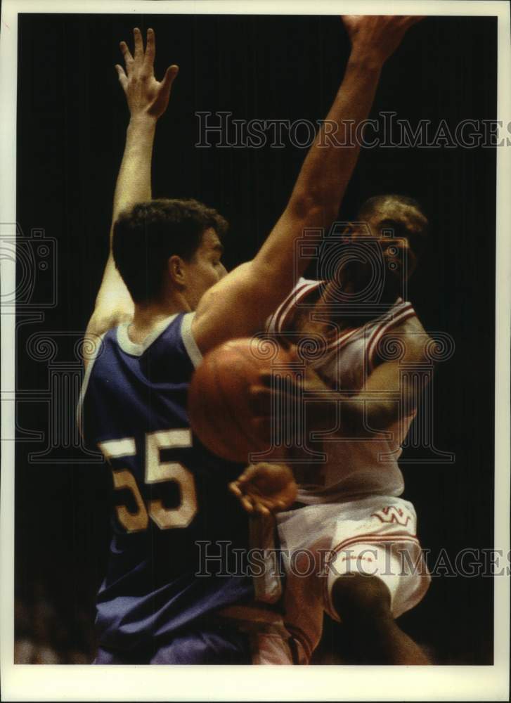 1993 Press Photo University of Wisconsin Basketball player Tracy Webster - Historic Images