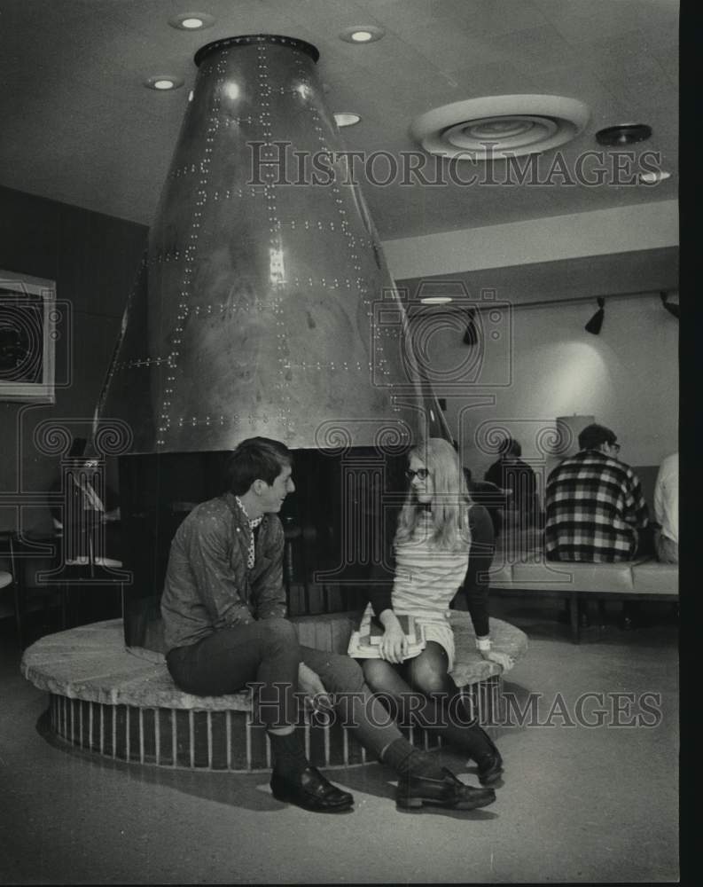 1969, Robert Geiger & Marlene Wieman, University of Wisconsin-Stout - Historic Images