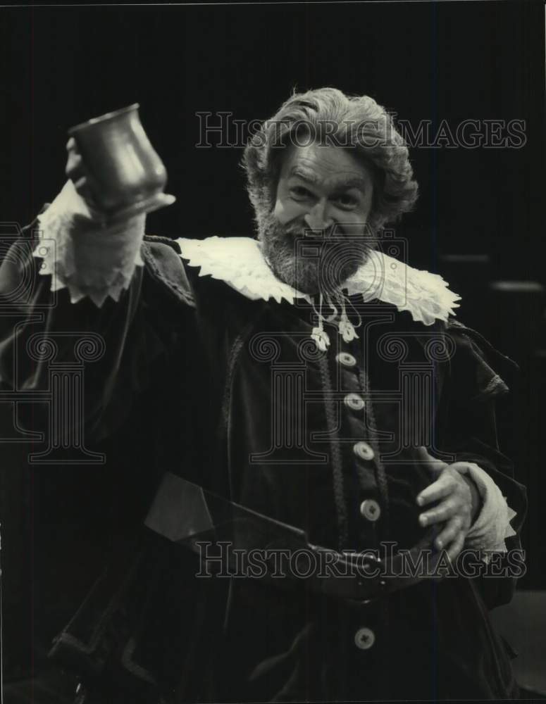 1987 Press Photo Michael Duncan as Falstaff in &quot;The Merry Wives of Windsor&quot; - Historic Images