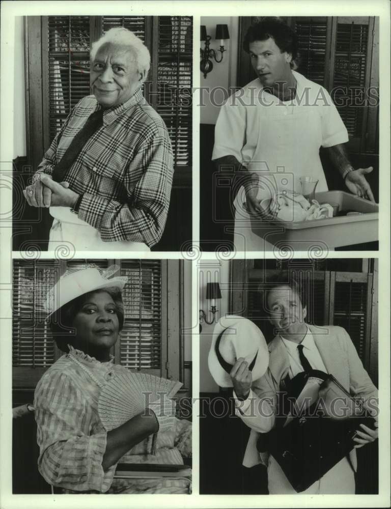 1988 Press Photo Cast of the Television Program &quot;Frank&#39;s Place&quot; - mjc34420 - Historic Images
