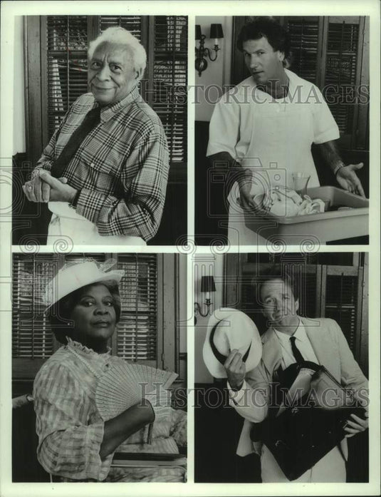 1988 Press Photo Cast of the Television Program "Frank's Place" - mjc34420 - Historic Images