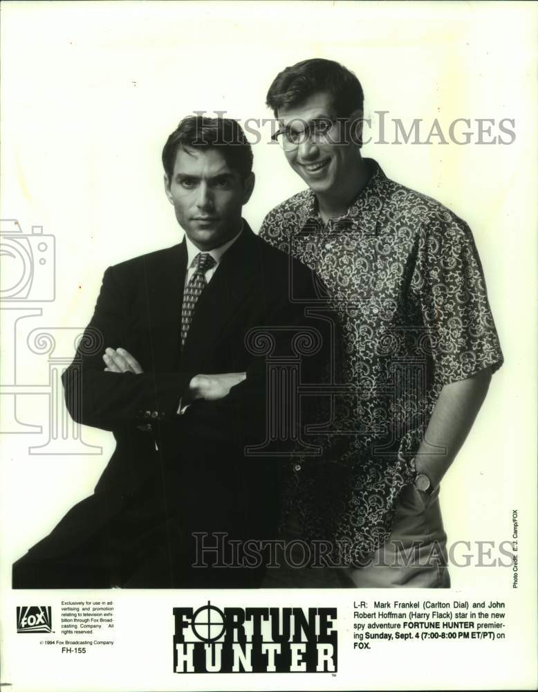 1994 Press Photo Actors Carlton Dial and Harry Flack in "Fortune Hunter" on FOX - Historic Images