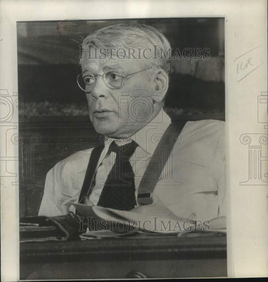 1974 Press Photo Actor Paul Muni in role in "Inherit the Wind" on Broadway - Historic Images