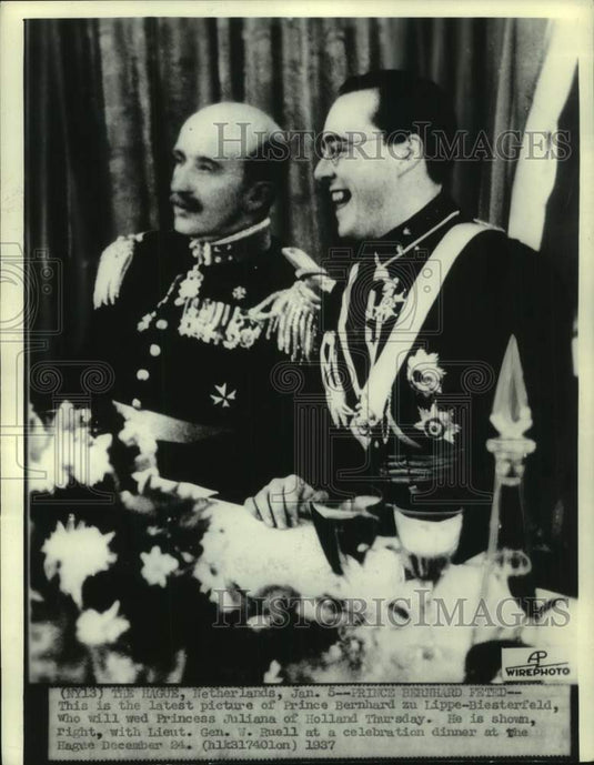 1937, Prince Bernhard zu Lippe-Biersterfeld, the Hague, Netherlands - Historic Images