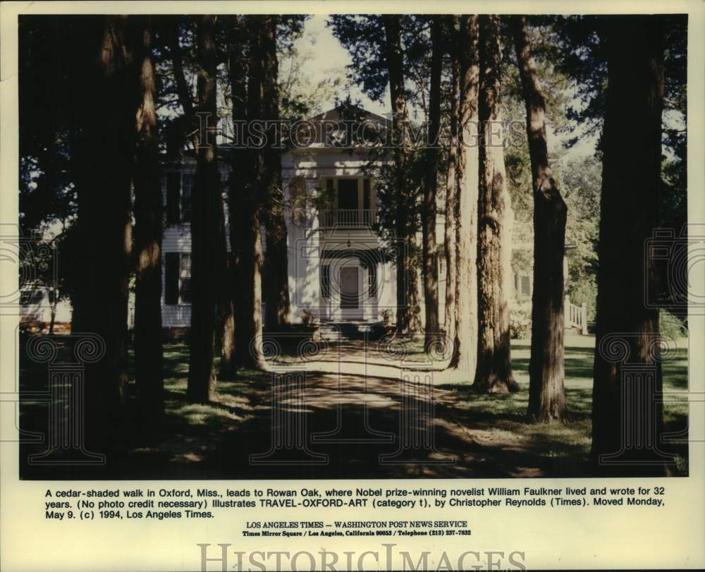 1994, Rowan Oak home of Nobel Prize winning author William Faulkner. - Historic Images