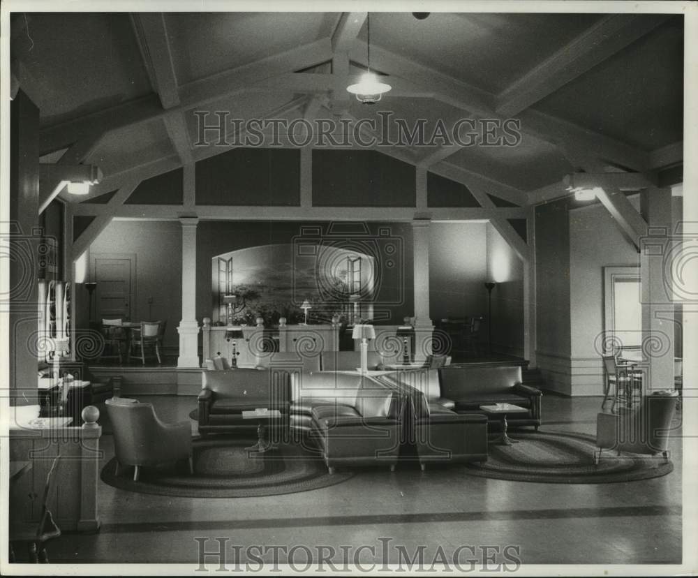 1960, Interior of Lake Park Pavilion at Lake Park - mjc35506 - Historic Images