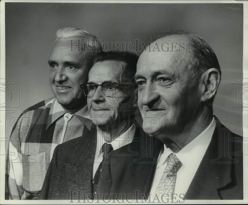 1959 Press Photo Three retired members of Milwaukee Mailers&#39; union No. 23-Historic Images