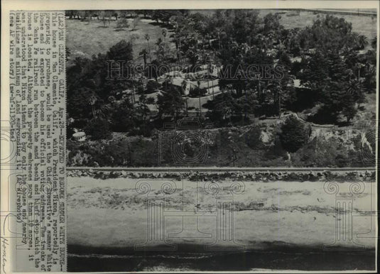 1969 Press Photo President Nixon's home in San Clemente, California - mjc35598 - Historic Images