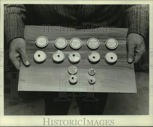 1965, Peppercorn paid as rent are kept in vaults of Hamilton, Bermuda - Historic Images
