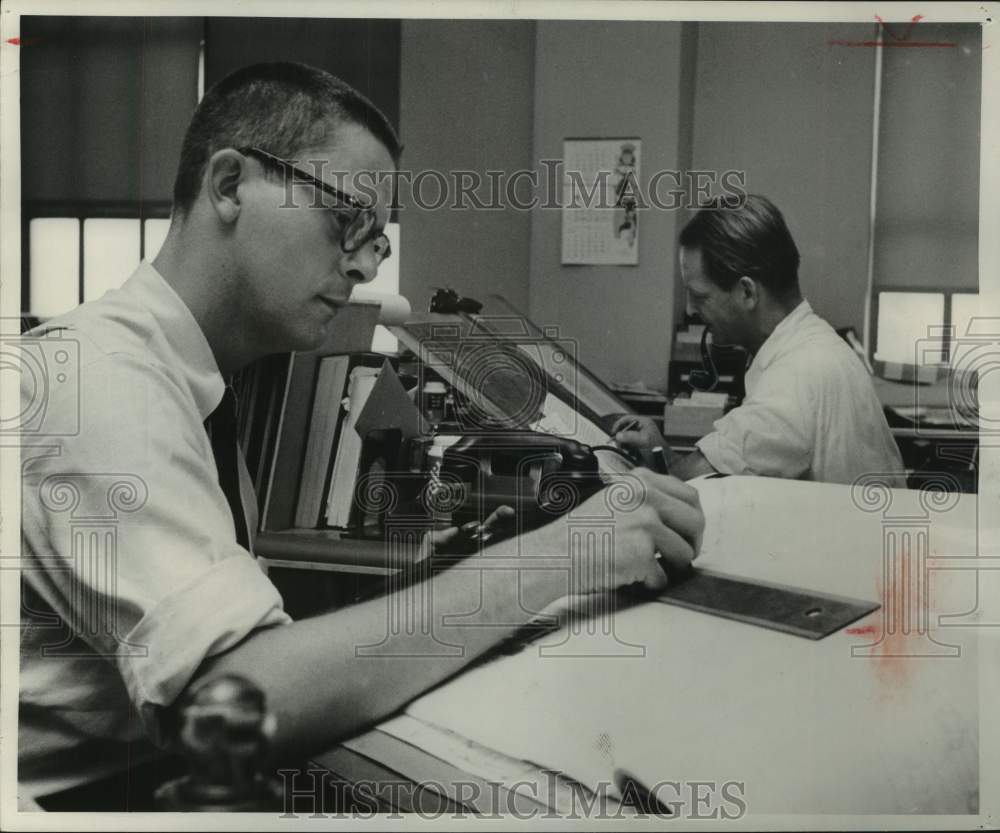 1955 Press Photo Milwaukee Journal Promotion Department Personnel - mjc35660 - Historic Images