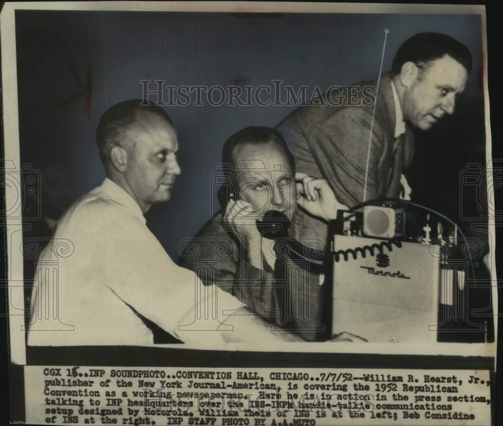 1952 Press Photo William R. Hearst Jr., publisher of New York Journal-American- Historic Images