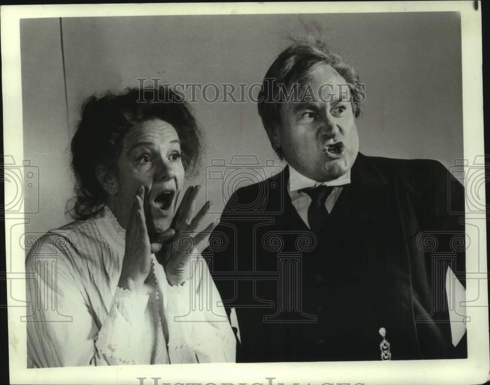 1972 Press Photo Actor E. G. Marshall, with unidentified other - mjc35921 - Historic Images