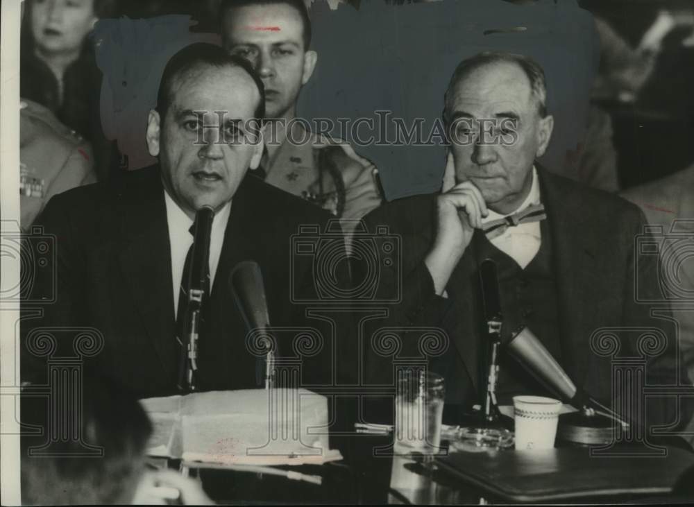 1954, Army counsel John G. Adams and Special counsel Joseph Welch - Historic Images