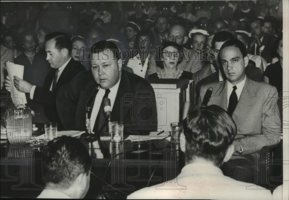 1954, Francis Carr testified at Army-McCarthy hearings in Washington. - Historic Images