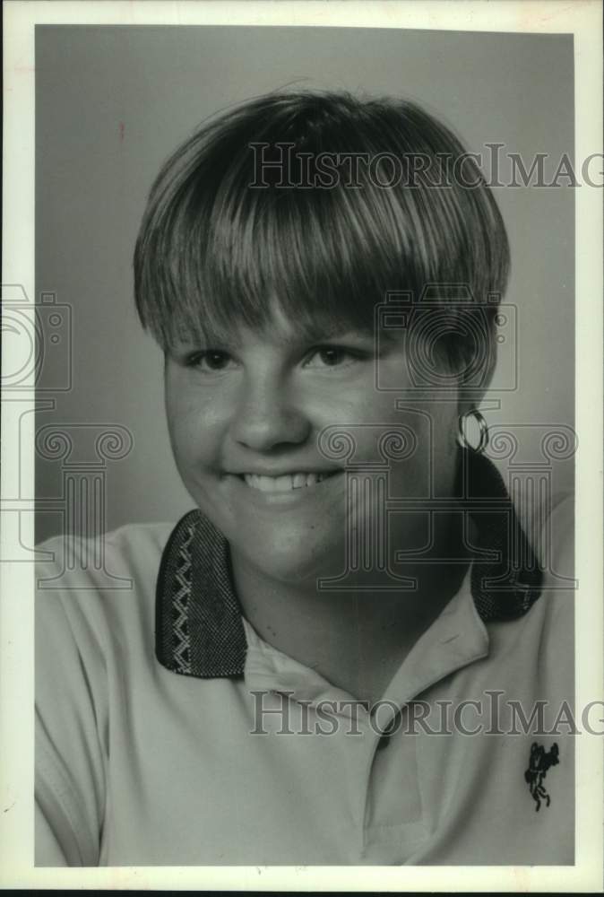 1994 Press Photo Andrea Klee of the junior golf team in Wisconsin - mjc36028 - Historic Images