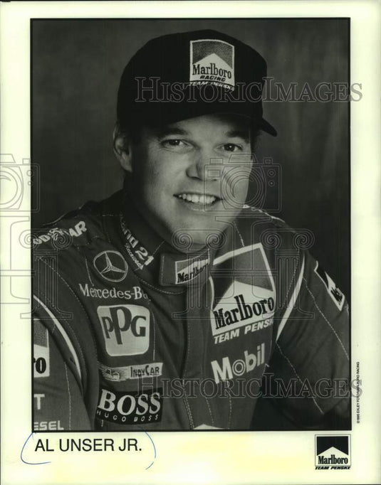 1996 Press Photo Al Unser Jr., race car driver. - mjc36258 - Historic Images