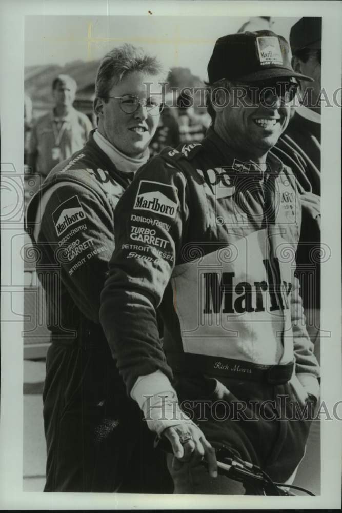 1992 Press Photo Race-car Drivers Paul Tracy and Rick Mears - mjc36262 - Historic Images