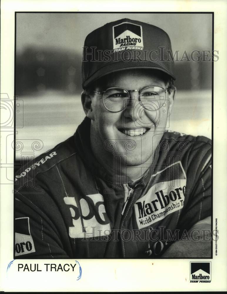1995 Press Photo Marlboro Race-car driver Paul Tracy - mjc36265 - Historic Images