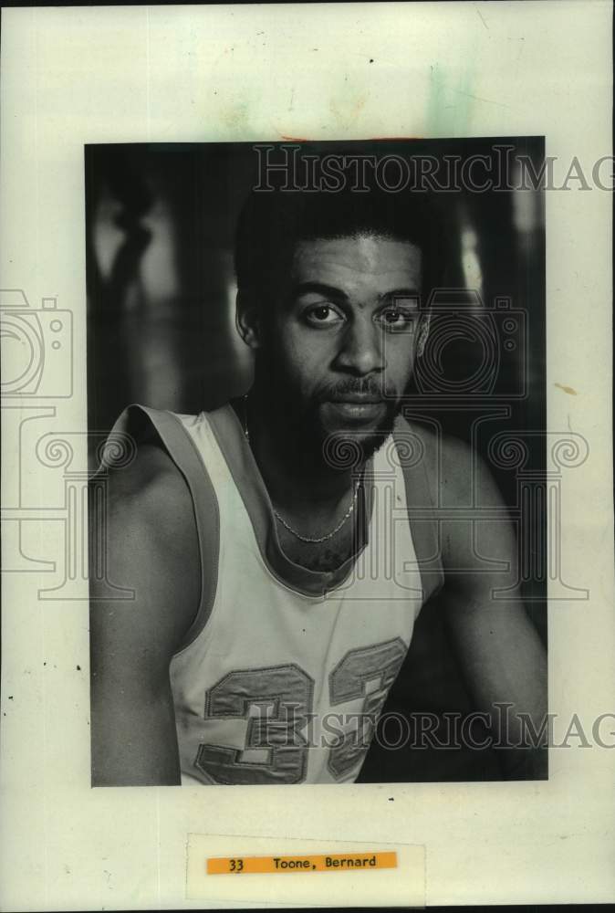 1978 Press Photo Basketball Player Bernard Toone - mjc36273 - Historic Images
