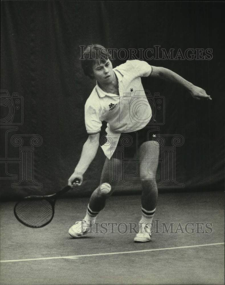 1982 Press Photo Hakan Ainstrom at Milwaukee Journal sponsored tennis tournament - Historic Images