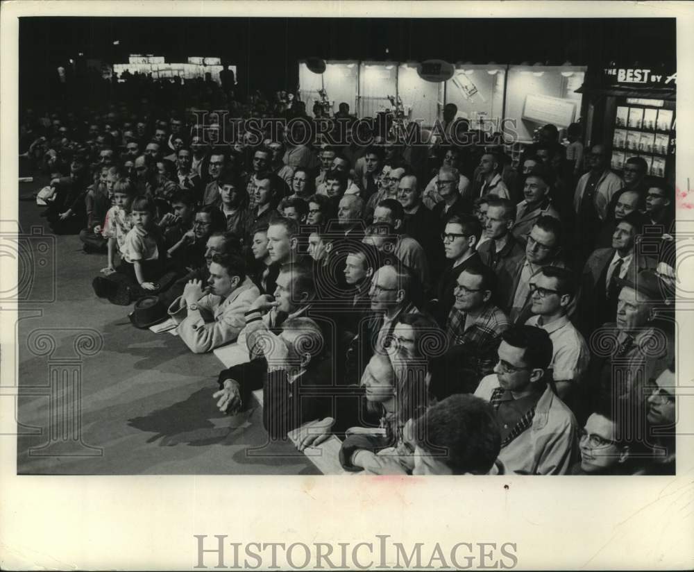1964, Audience in Arena-Auditorium for Sentinel Sports &amp; Boat Show - Historic Images