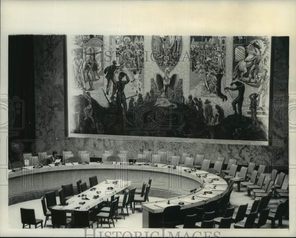 1956, United Nations - Tingfu Tsiang, Chinese Ambassador, in Chambers - Historic Images