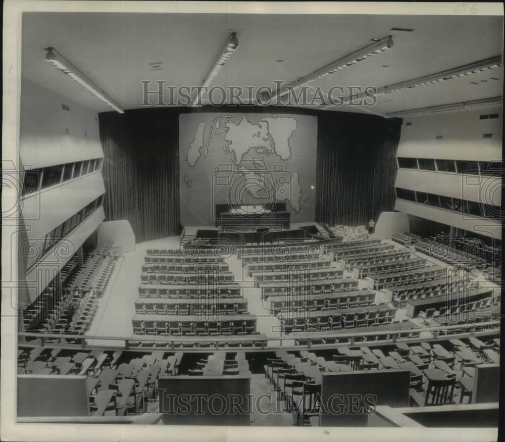 1946 Press Photo United Nations General Assembly, Interior, New York - mjc36663- Historic Images