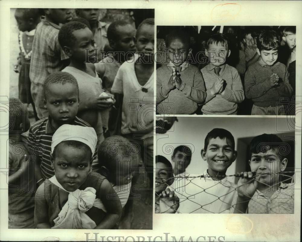 1970, Children Living in Nairobi, Kenya, and Paraguay, UNICEF Series - Historic Images