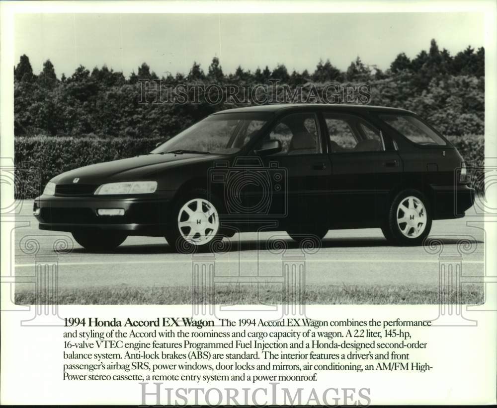 1994 Press Photo 1994 Honda Accord EX Wagon - mjc36694 - Historic Images