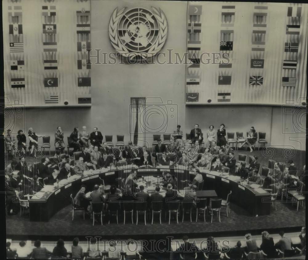 1948, United Nations Security Council in Palais de Chaillot, Paris - Historic Images