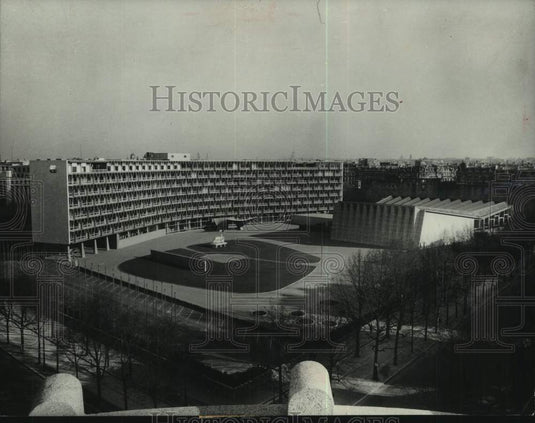 1990 Press Photo United Nations' buildings in Paris - mjc36735 - Historic Images
