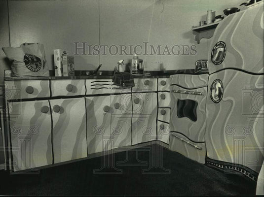 1991 Press Photo Earth friendly house display, Home, Landscape & Community Show - Historic Images