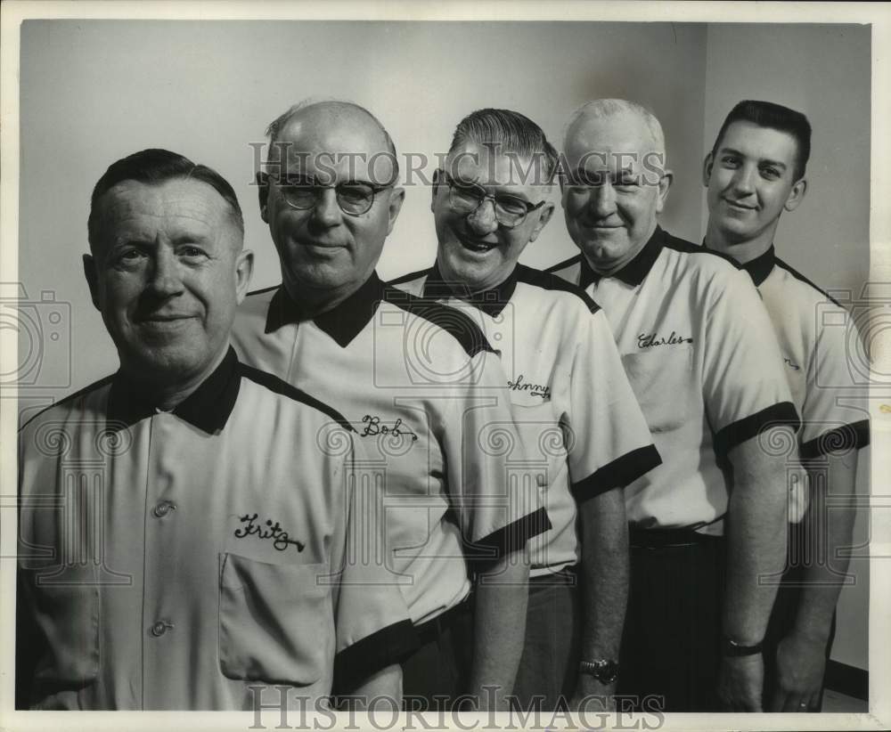 1963 Press Photo The Ludlows are the 1963 champions of The Journal 850 league - Historic Images