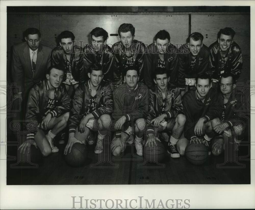 1956 Press Photo Milwaukee Journal Basketball team - mjc36977- Historic Images