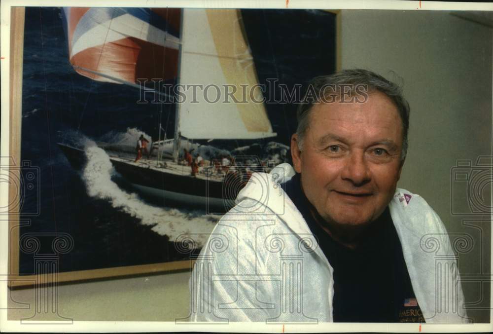 1992 Press Photo America&#39;s Cup veteran Buddy Melges - mjc37034 - Historic Images