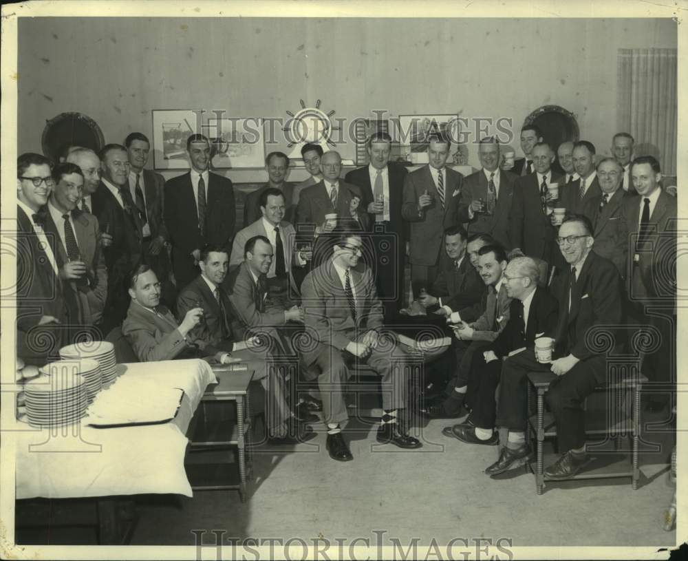 1952, Bob Eppler, Fare well party, Milwaukee Journal Promotion Dept. - Historic Images