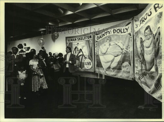 1981 Press Photo The Milwaukee Sentinel's "Center Ring the Artist" show - Historic Images
