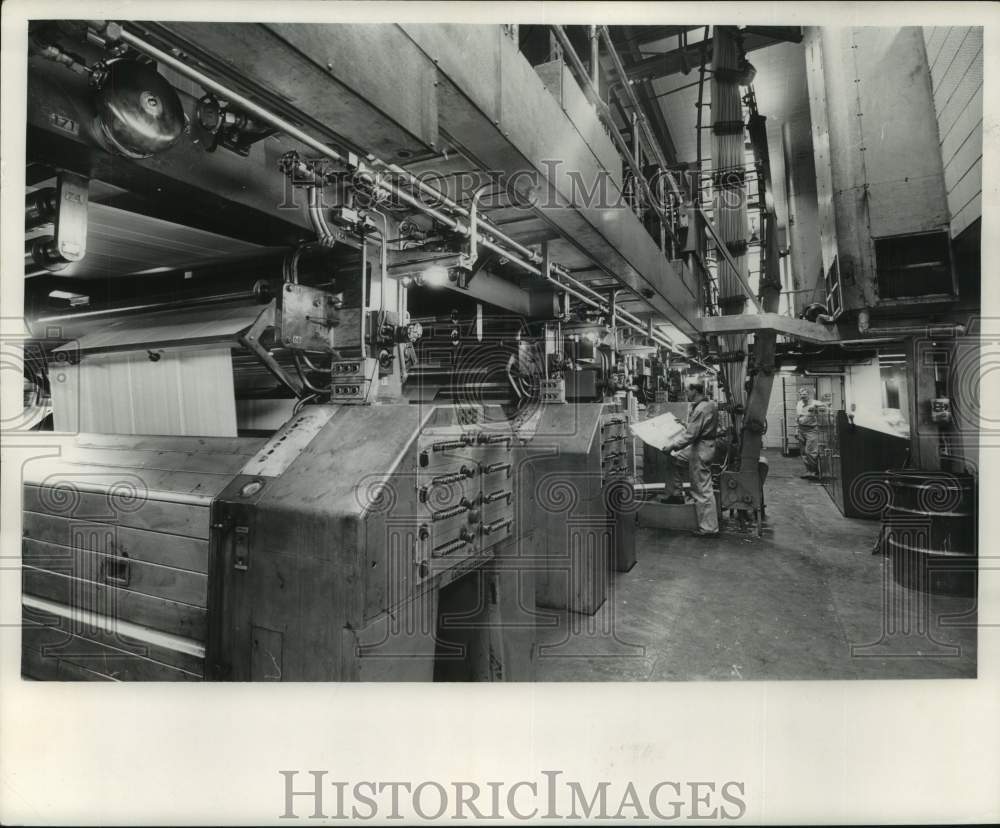 1962, View of new press room operation at Milwaukee Journal - Historic Images