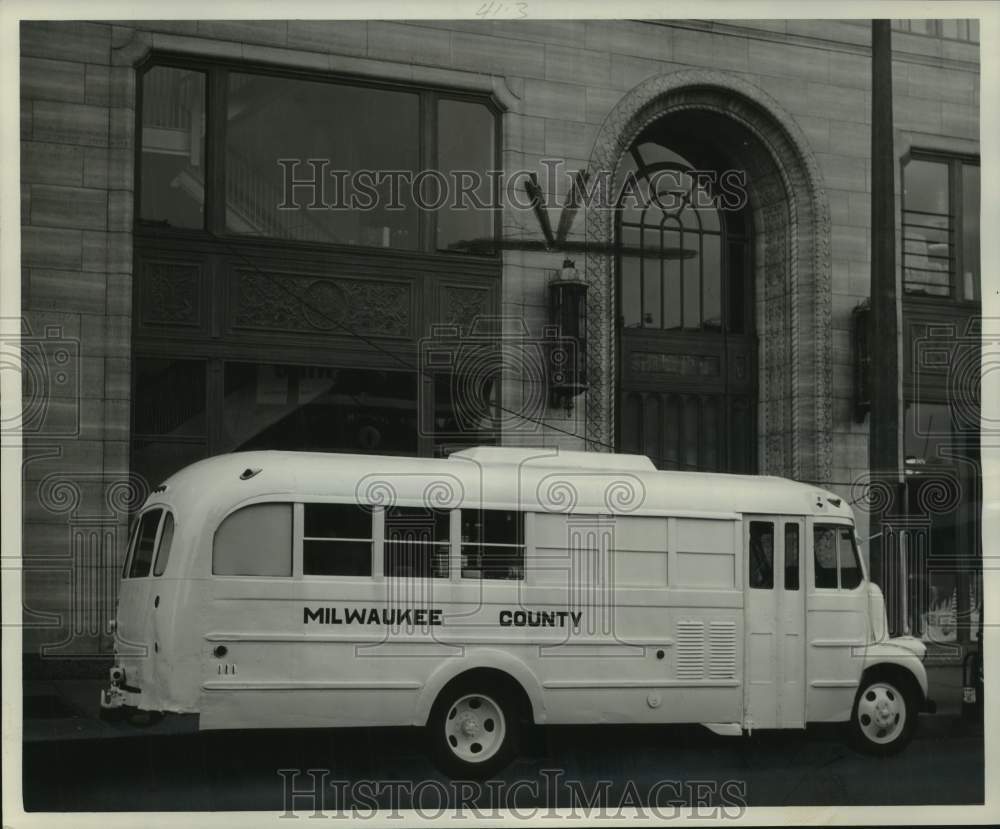 1954 Milwaukee County TB Unit Van in Milwaukee County, Wisconsin - Historic Images